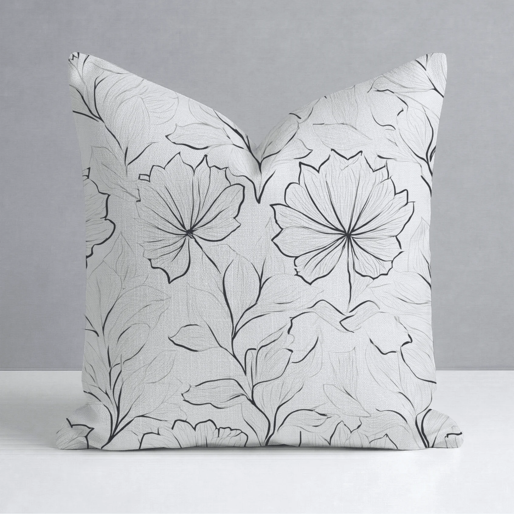 Marshmellow Field Throw Pillow - Image 9