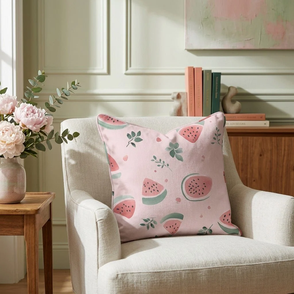 Melon Crush Throw Pillow - Image 2
