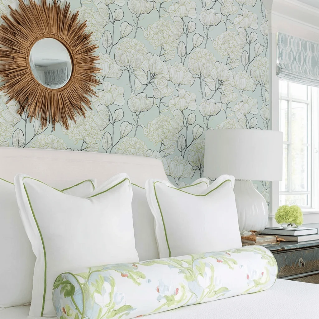 Mint Hydrangea Wallpaper - Image 2