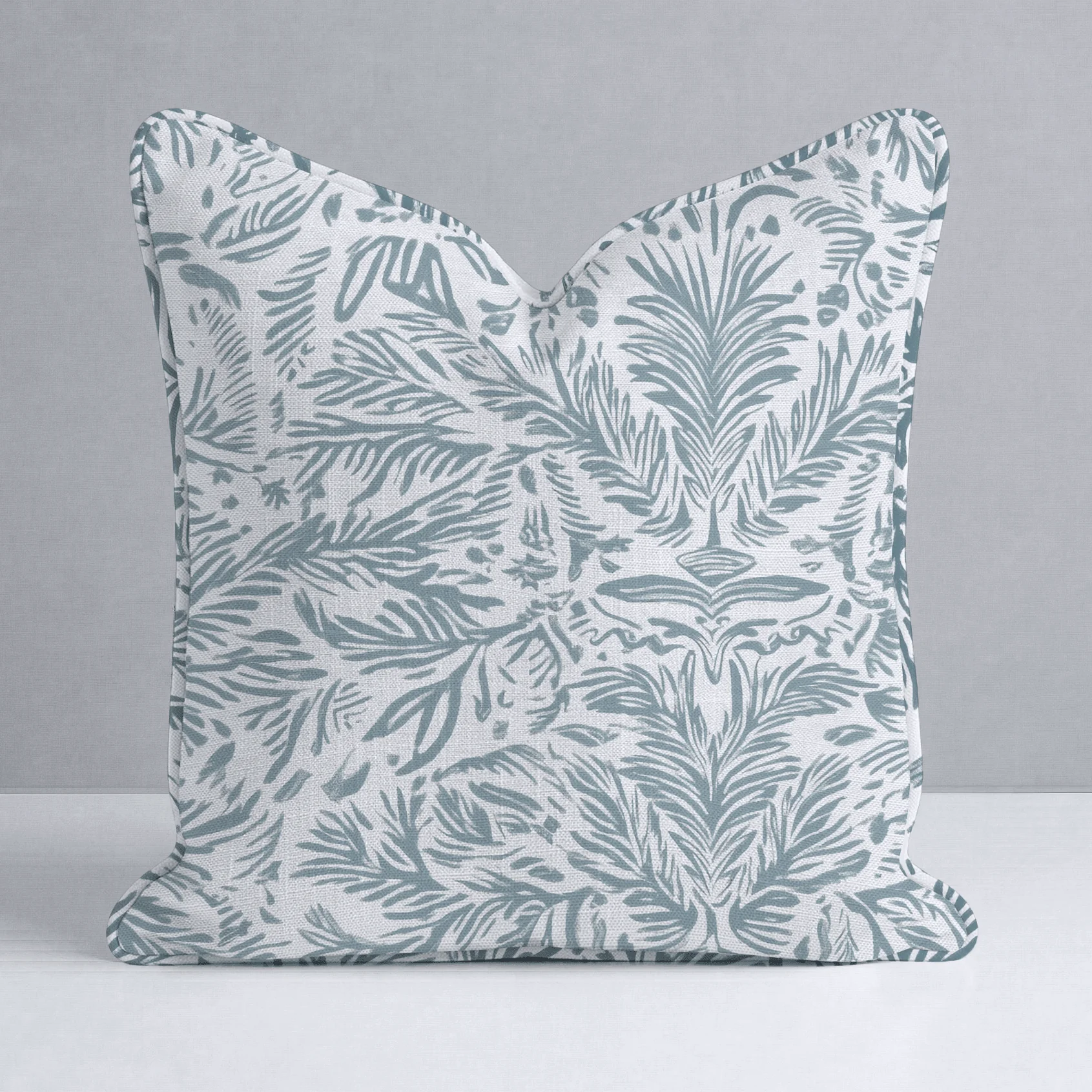 Miss Magnolia Blue Throw Pillow