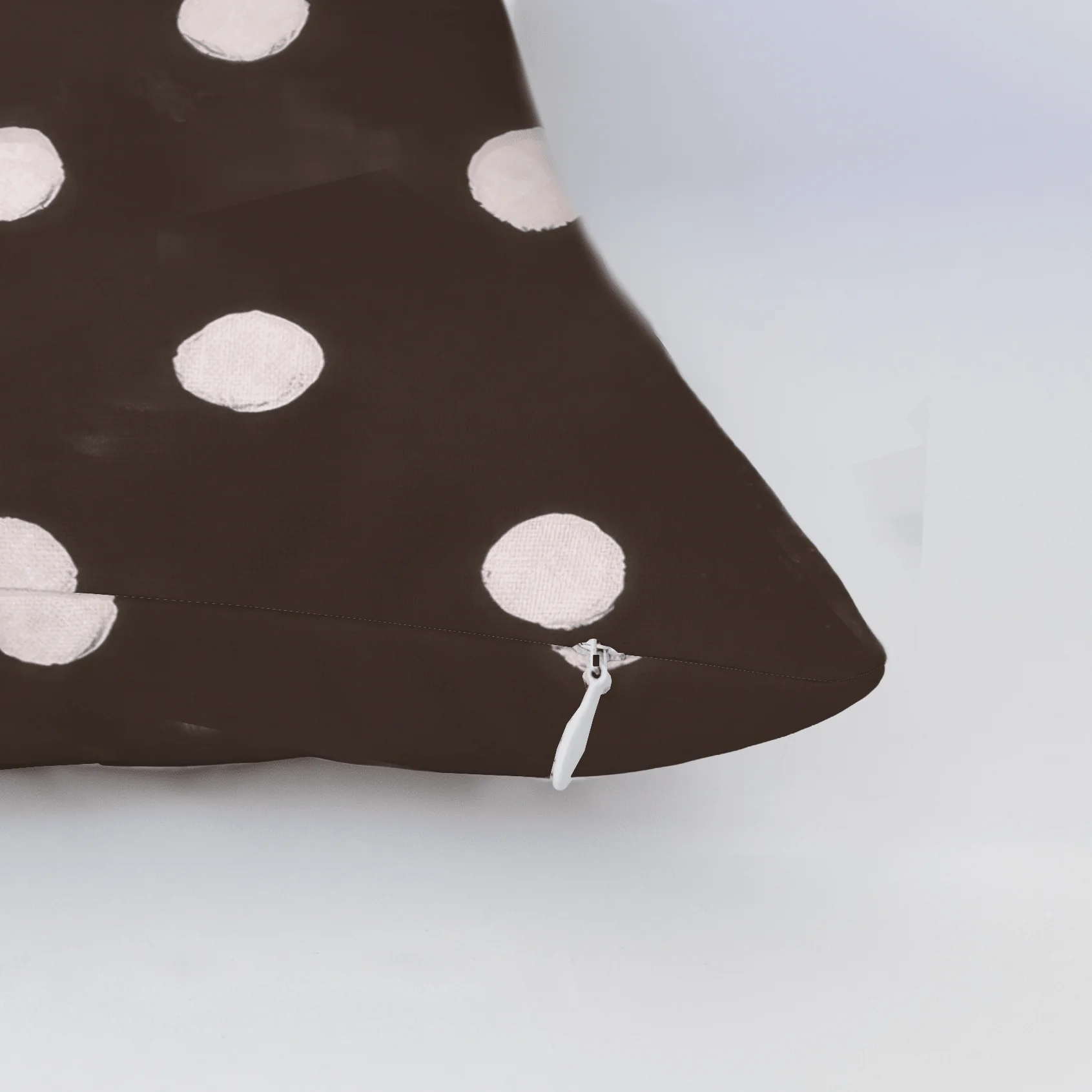 Mocha Dot Throw Pillow - Image 5