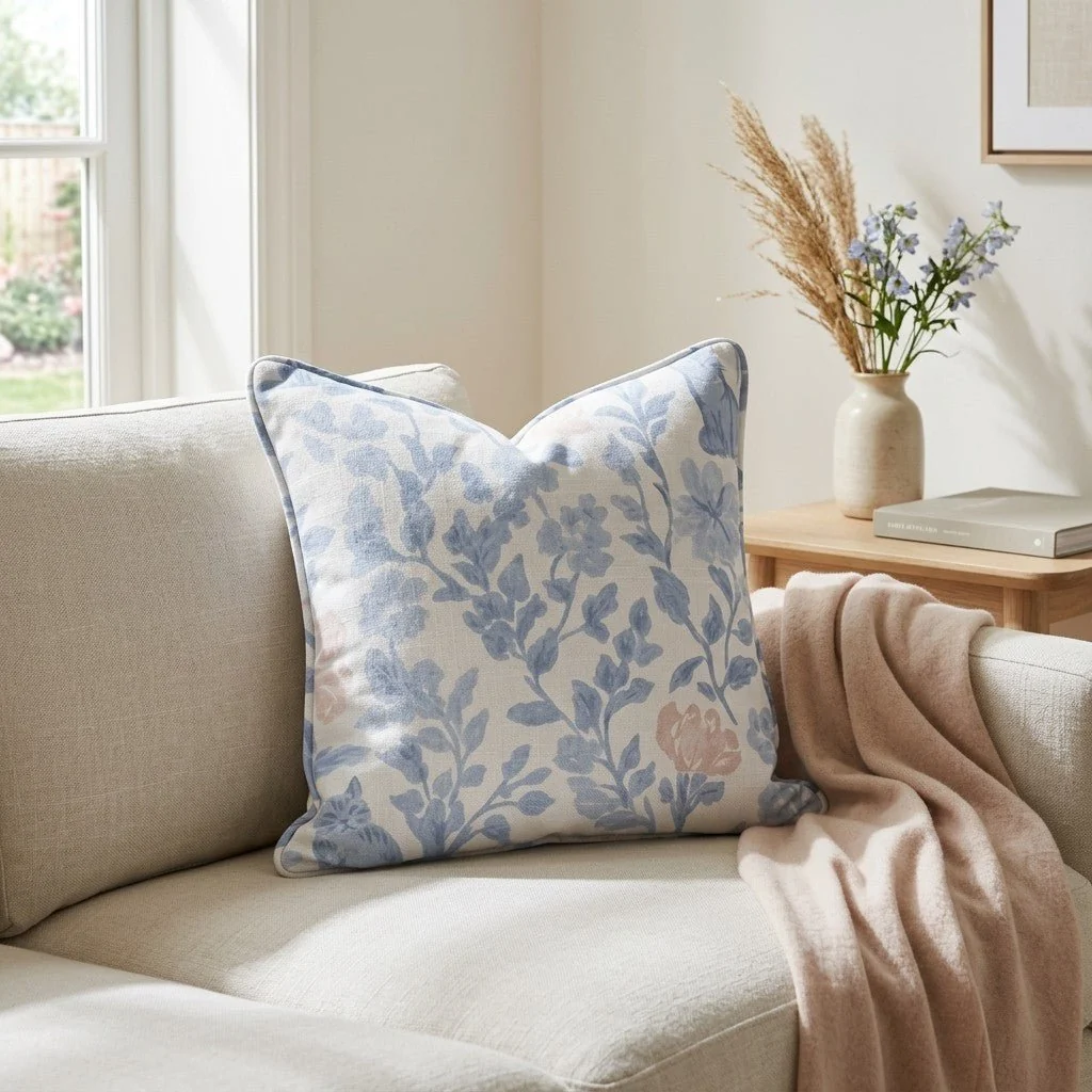 Mod Meow Throw Pillow - Image 2