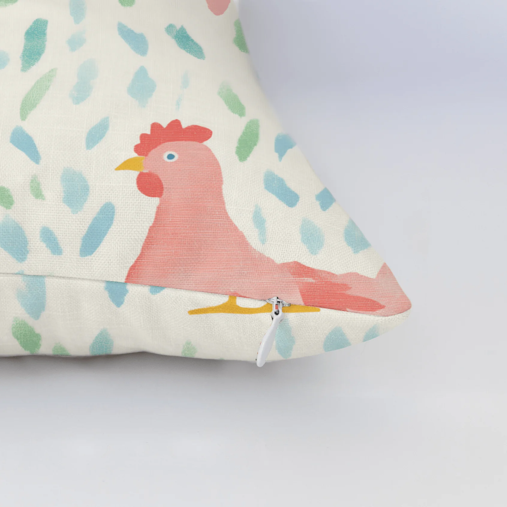 Mother Hen Throw Pillow - Image 5