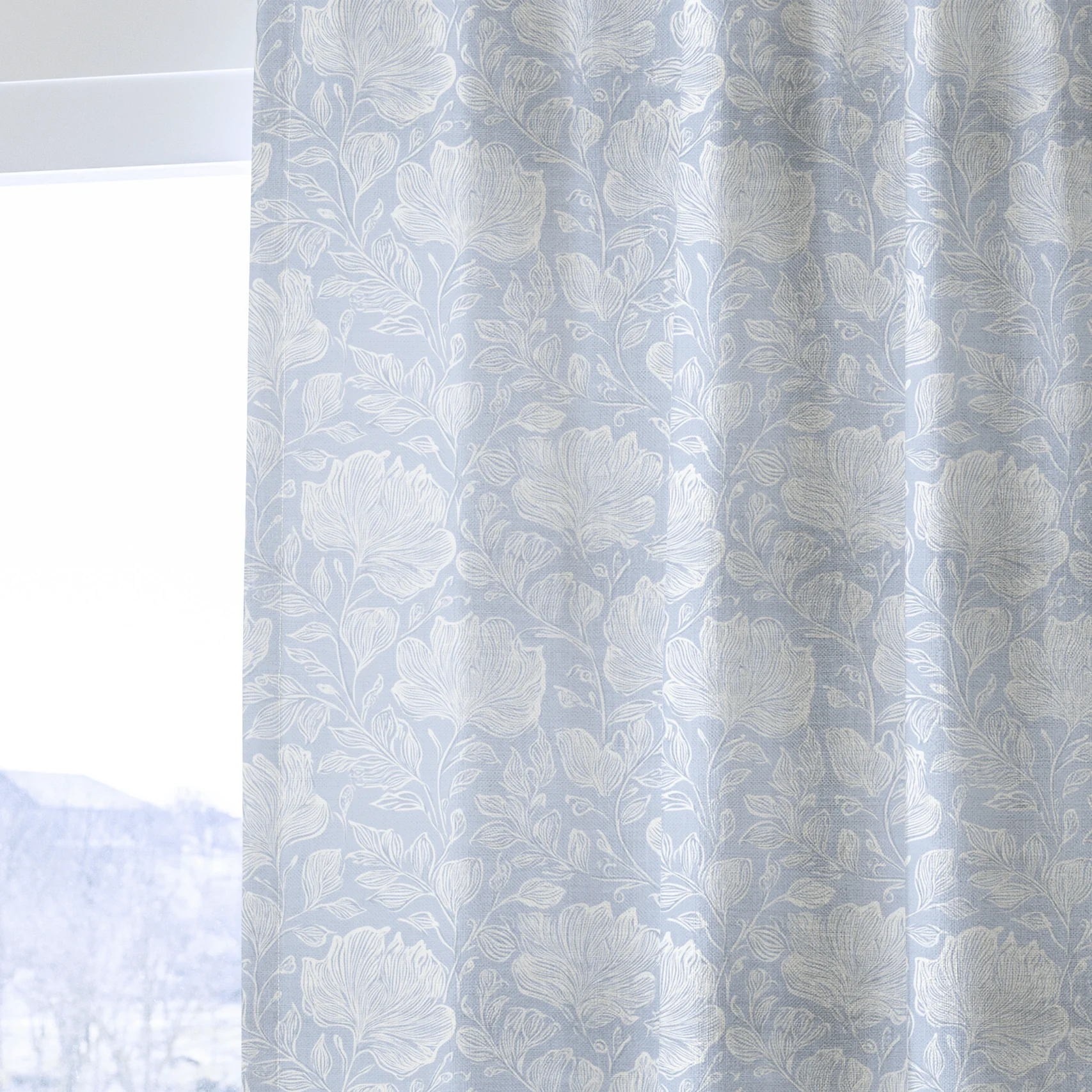 Muted Periwinkle - Drapery - Image 4