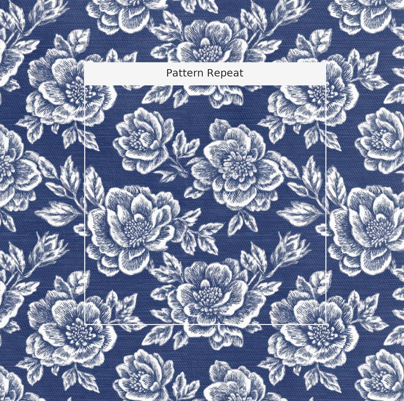 Navy Night - Fabric - Image 2