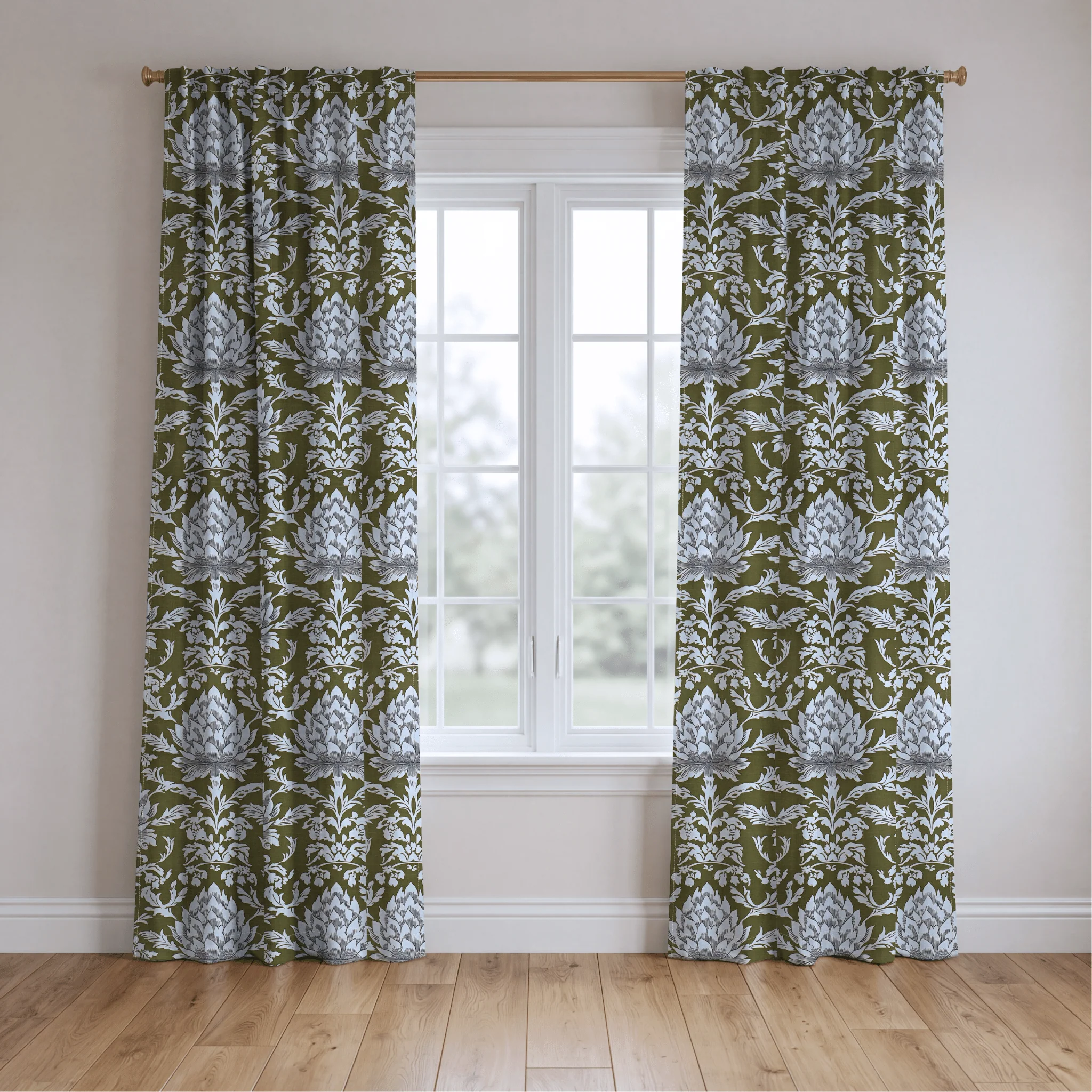 Olive Fancy - Drapery - Image 2