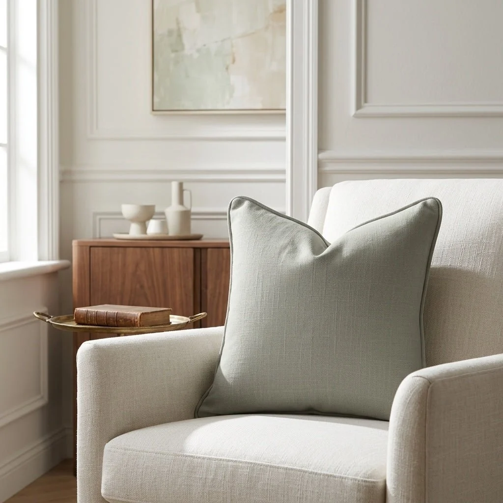 Orange County Olive Throw Pillow - Image 2