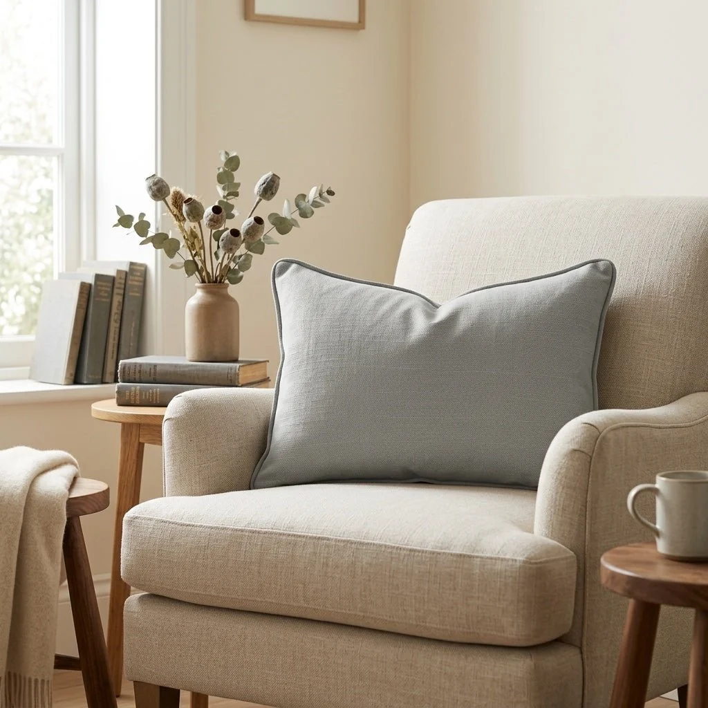 Orange County Olive Throw Pillow - Image 3