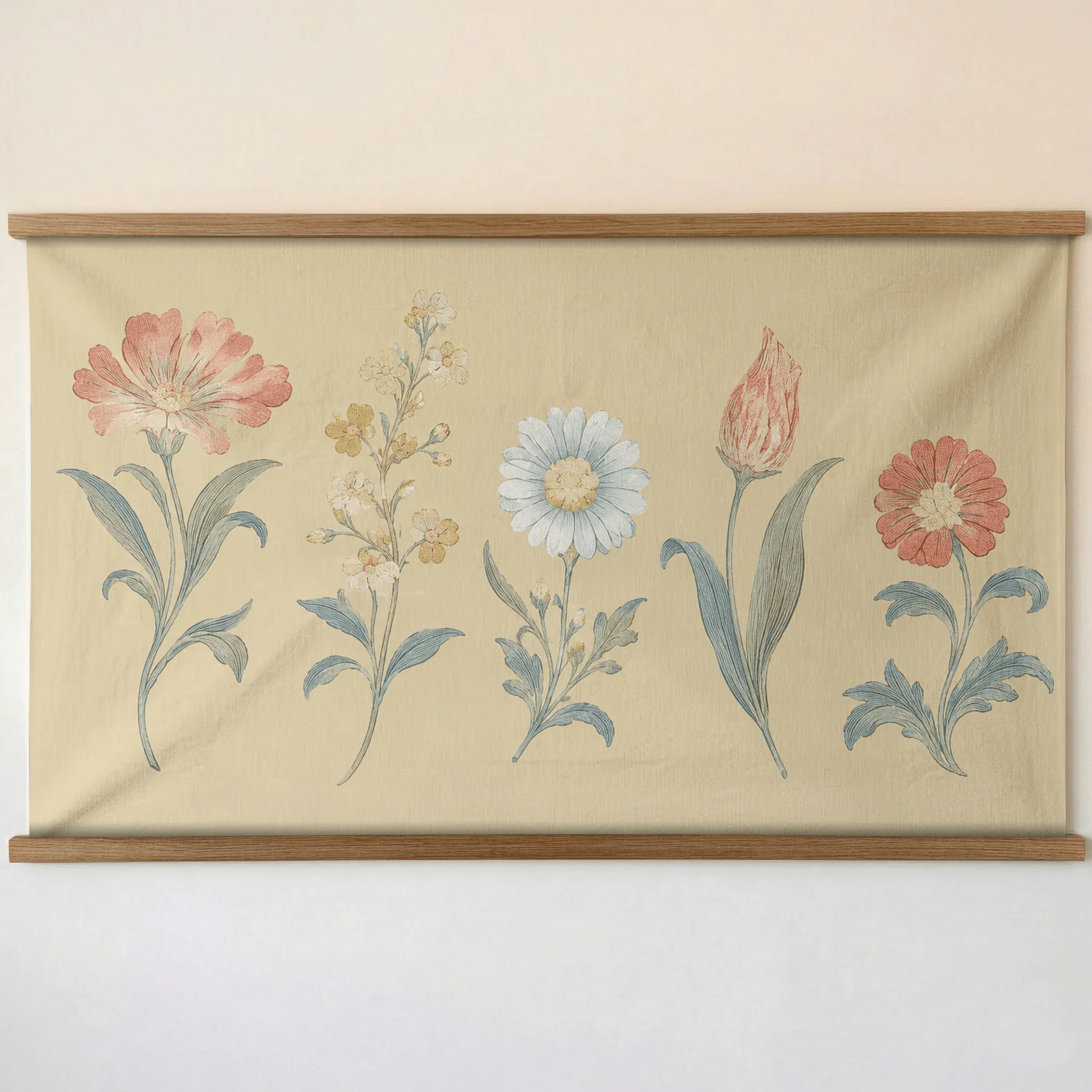 Orange County Pavlova Botanical Study - Tapestry - Image 7