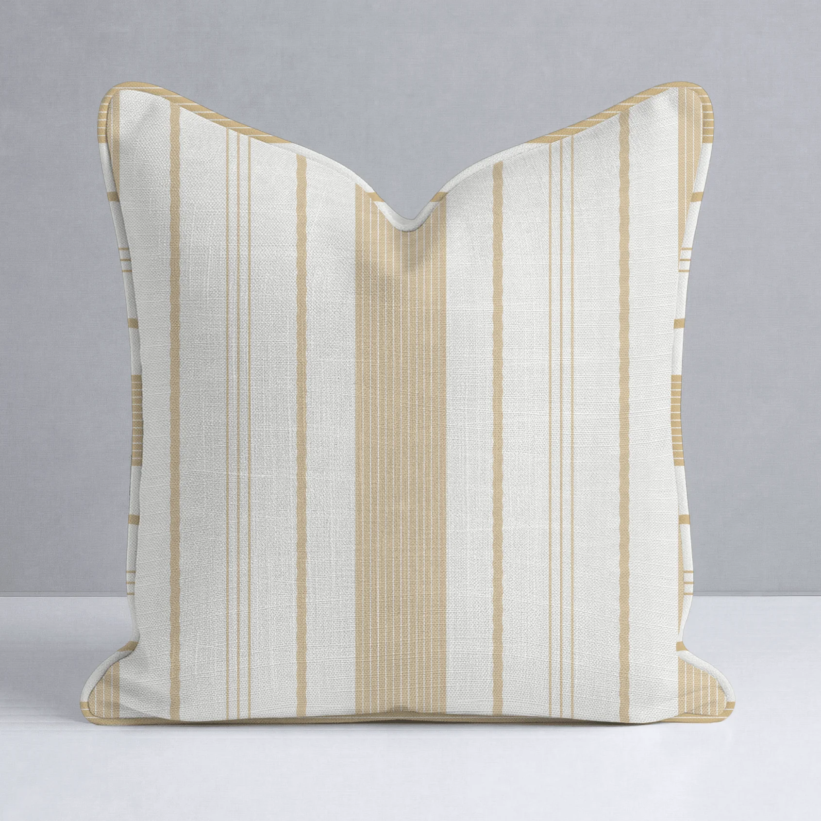 Orange County Pavlova Stripes Throw Pillow