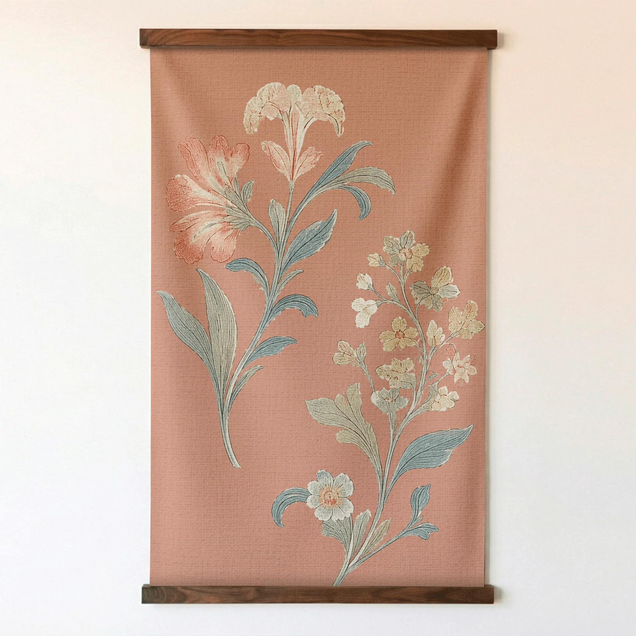 Orange County Terracotta Botanical Study - Tapestry - Image 6