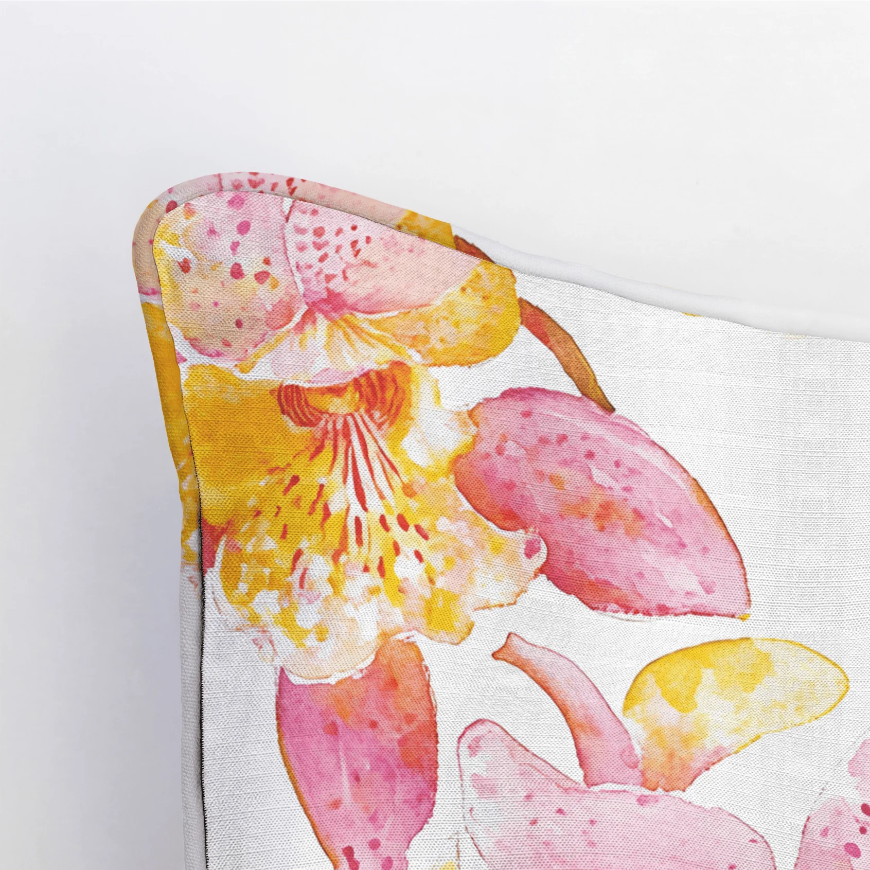 Orchid Obsession Throw Pillow - Image 4