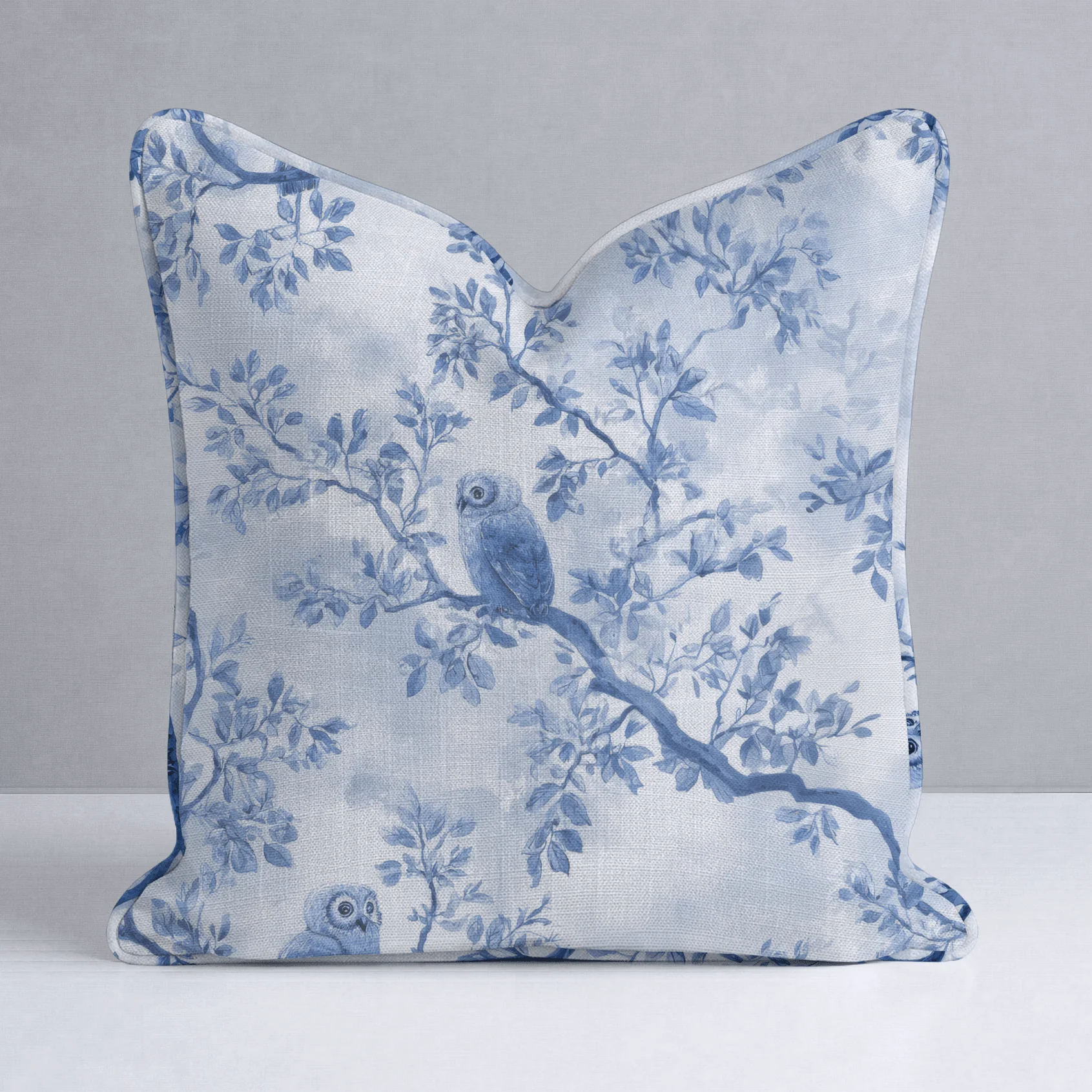 Owl at Dusk Throw Pillow