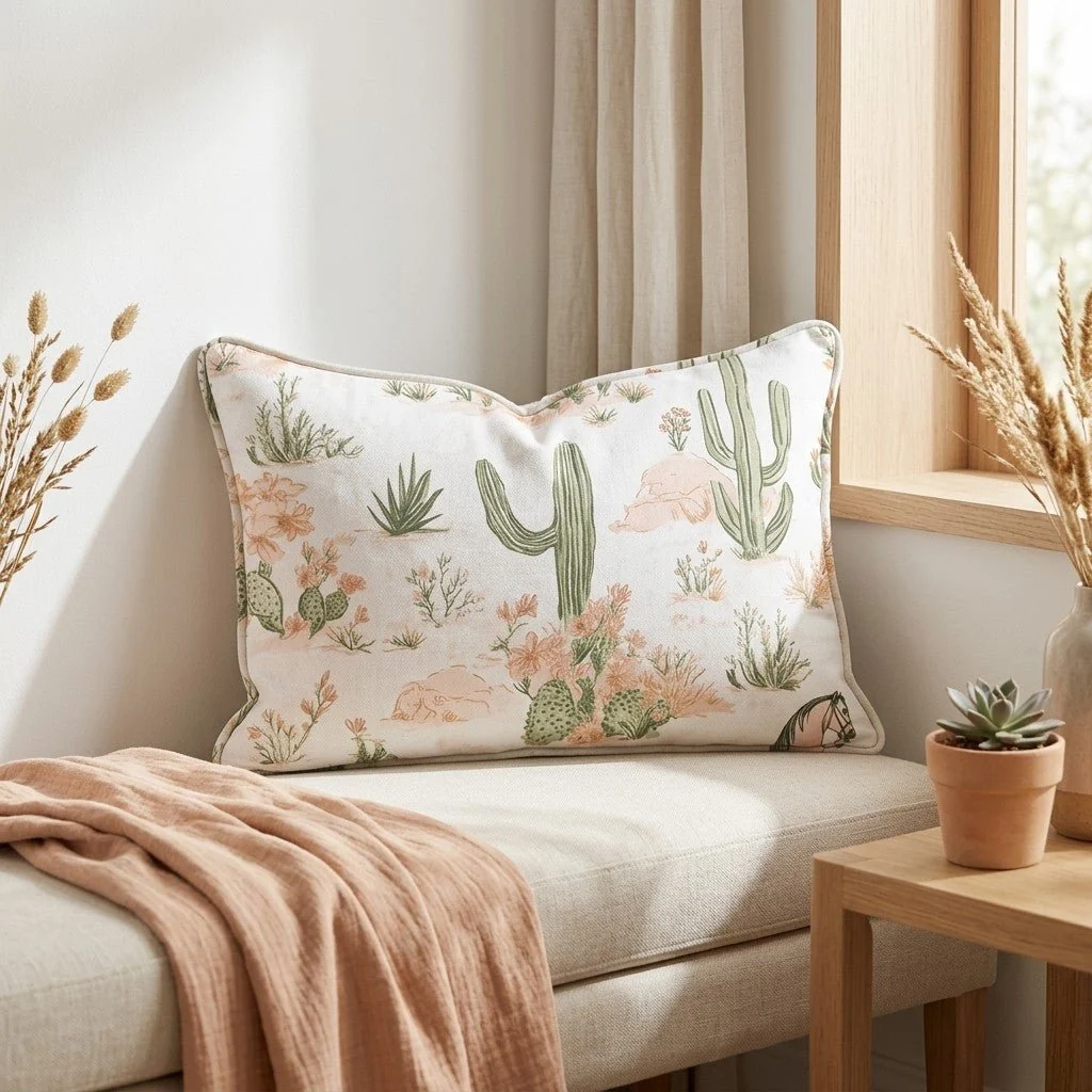 Painted Desert Throw Pillow - Image 3