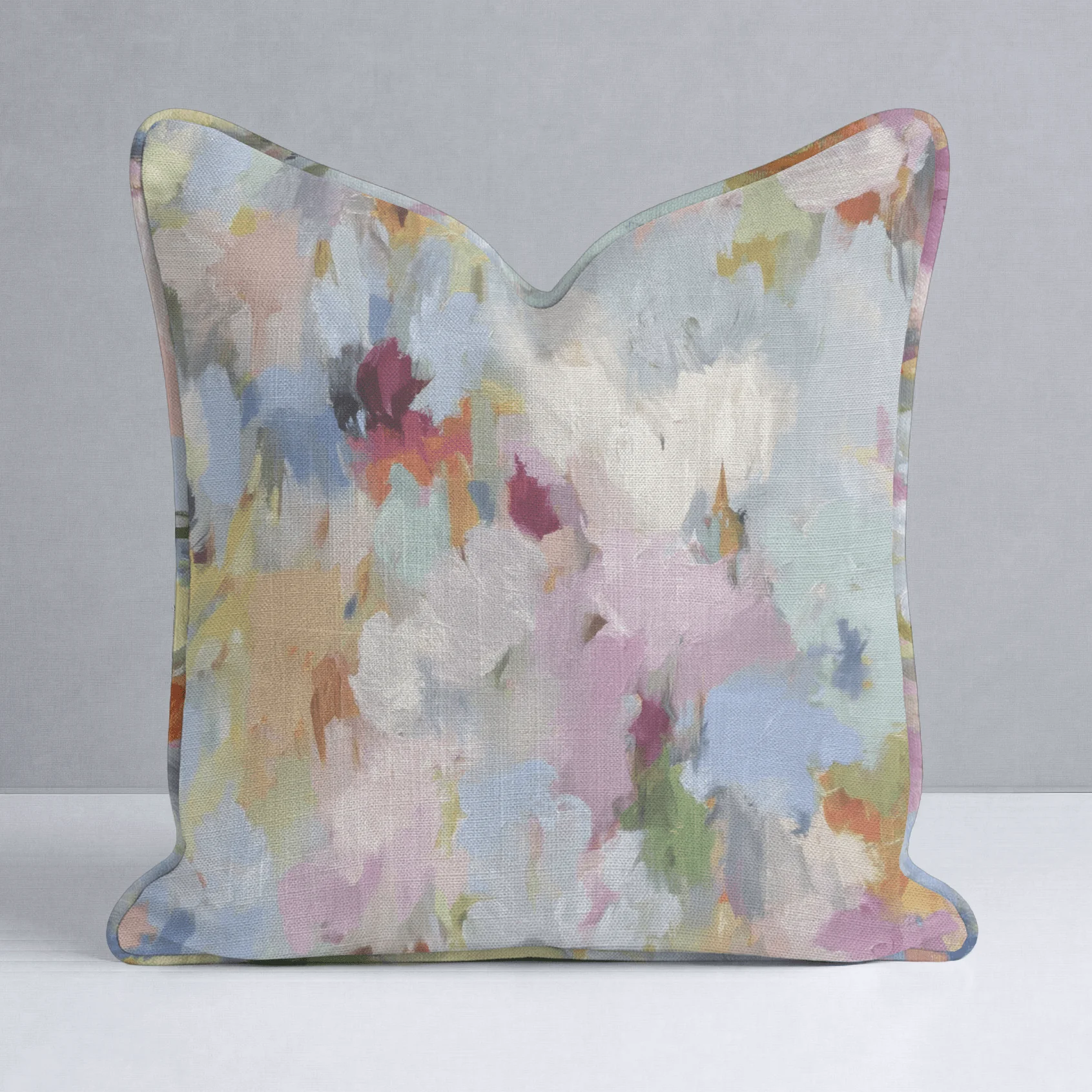 Painted Meadow Throw Pillow