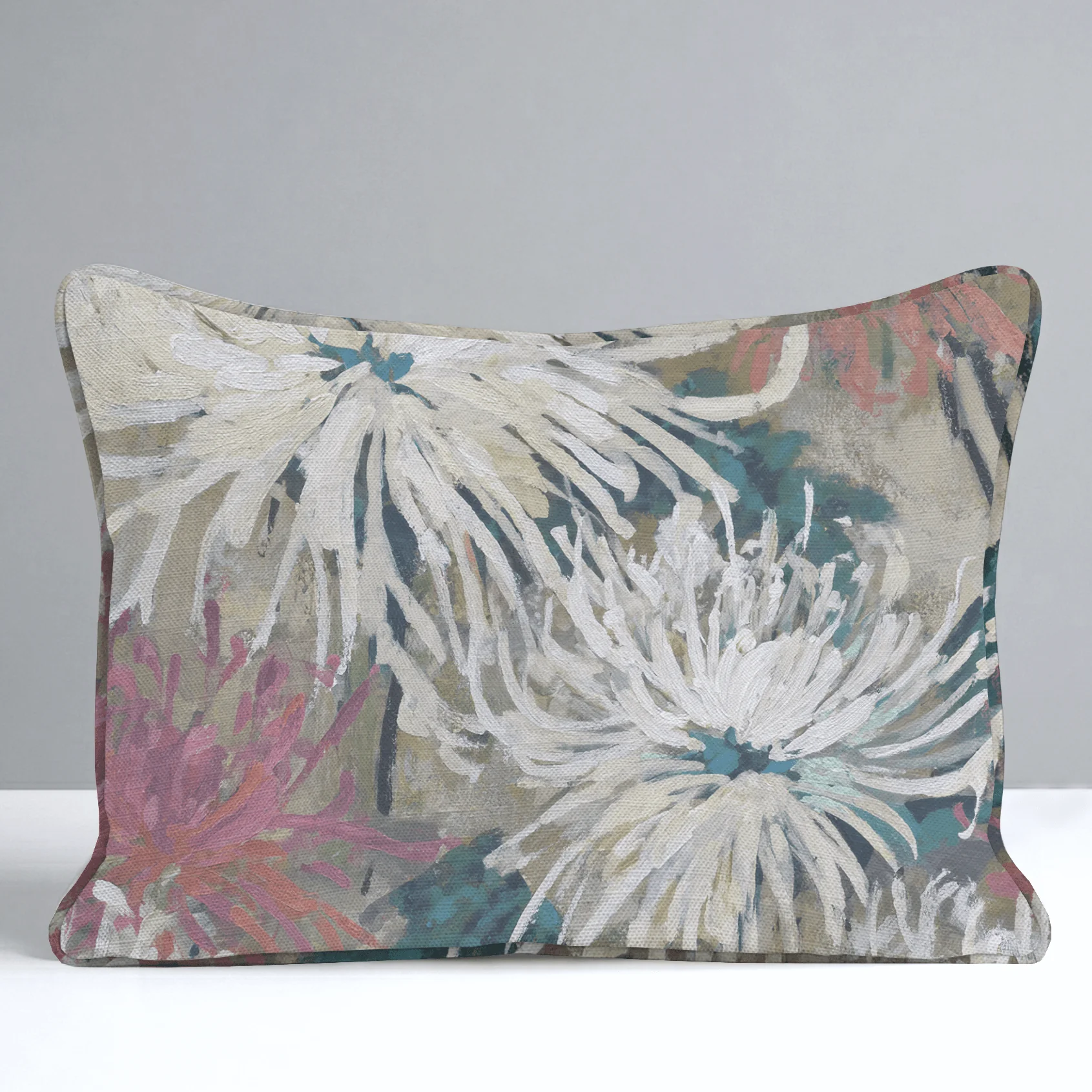 Pale Romance Throw Pillow - Image 7