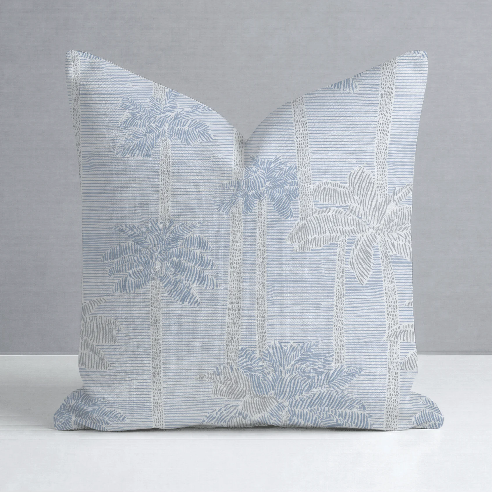 Palm Sketch Throw Pillow - Image 8