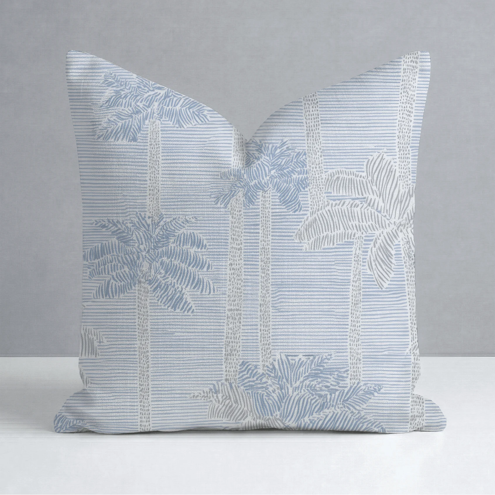 Palm Sketch Throw Pillow - Image 9