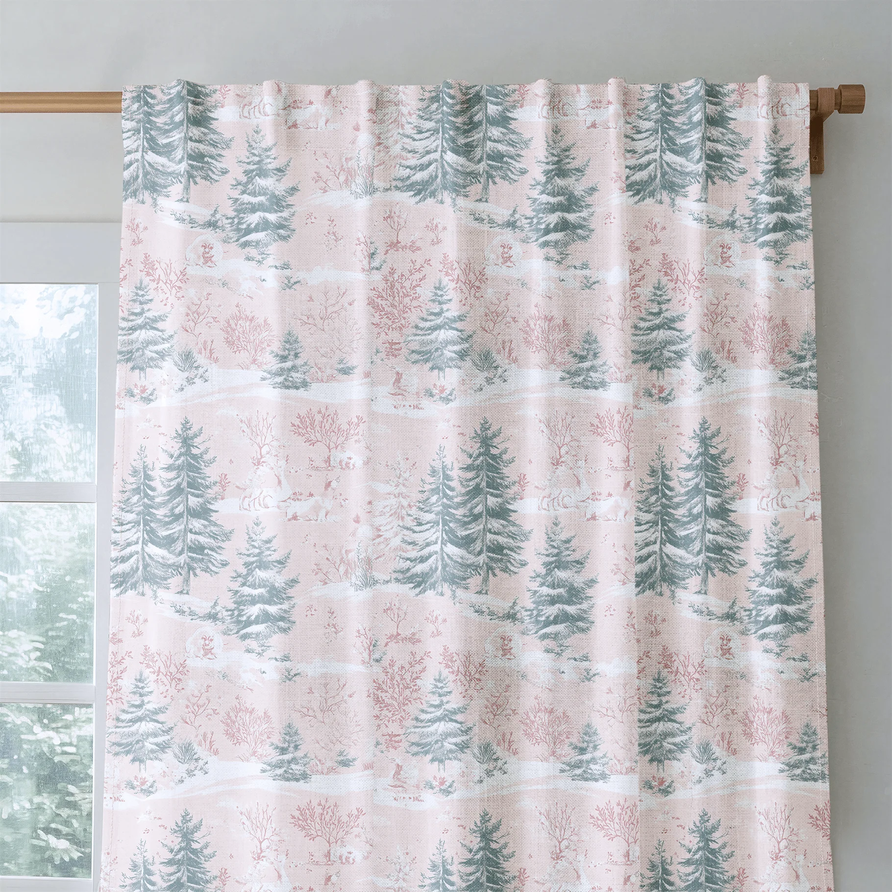 Pastel Frost Toile - Drapery - Image 5