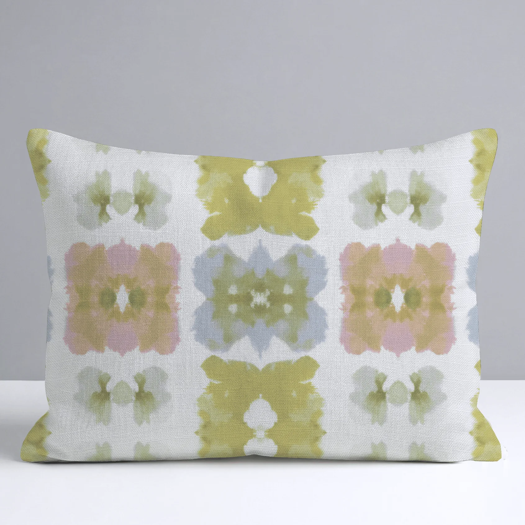 Pastel Loom Throw Pillow - Image 6