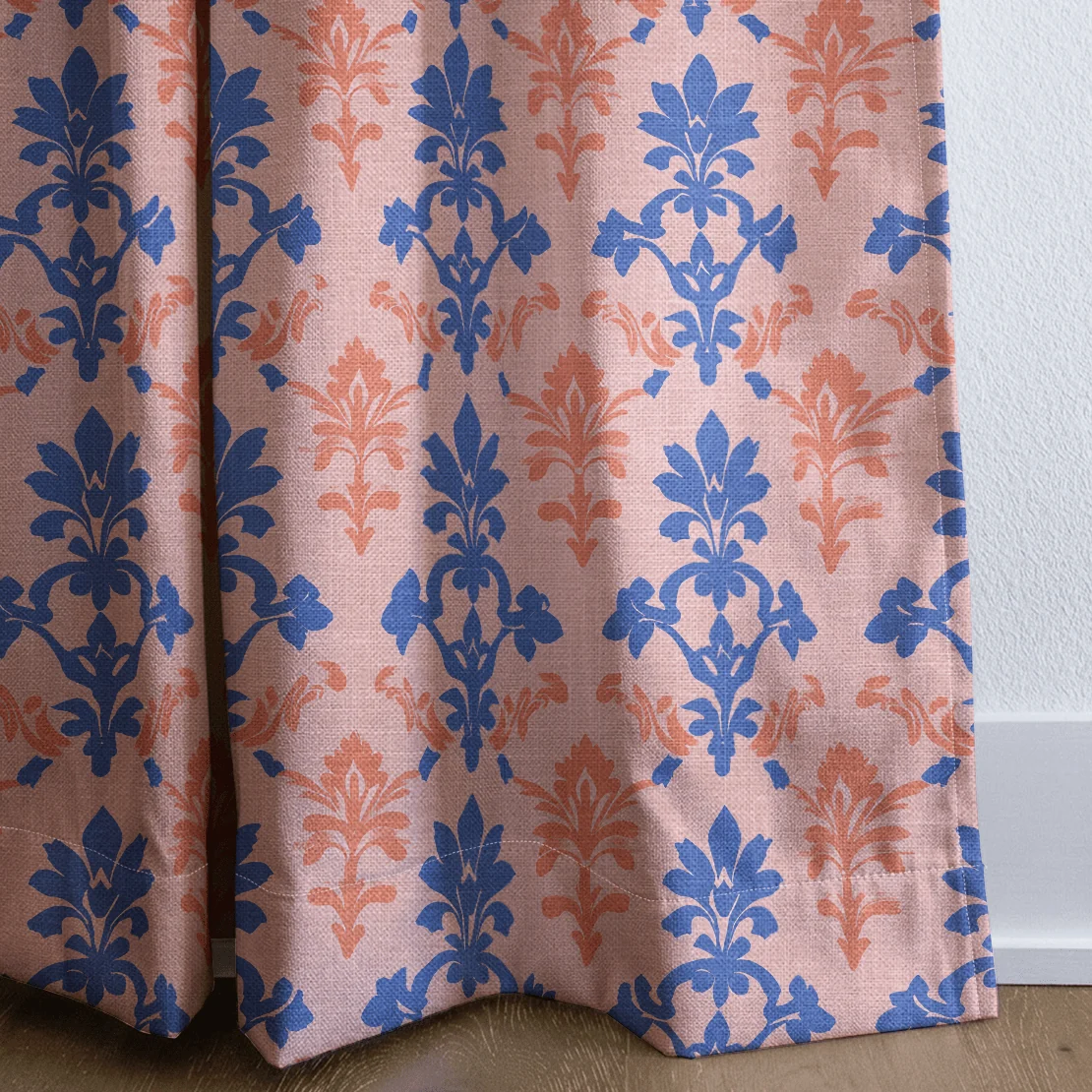 Peachy Elegance - Drapery