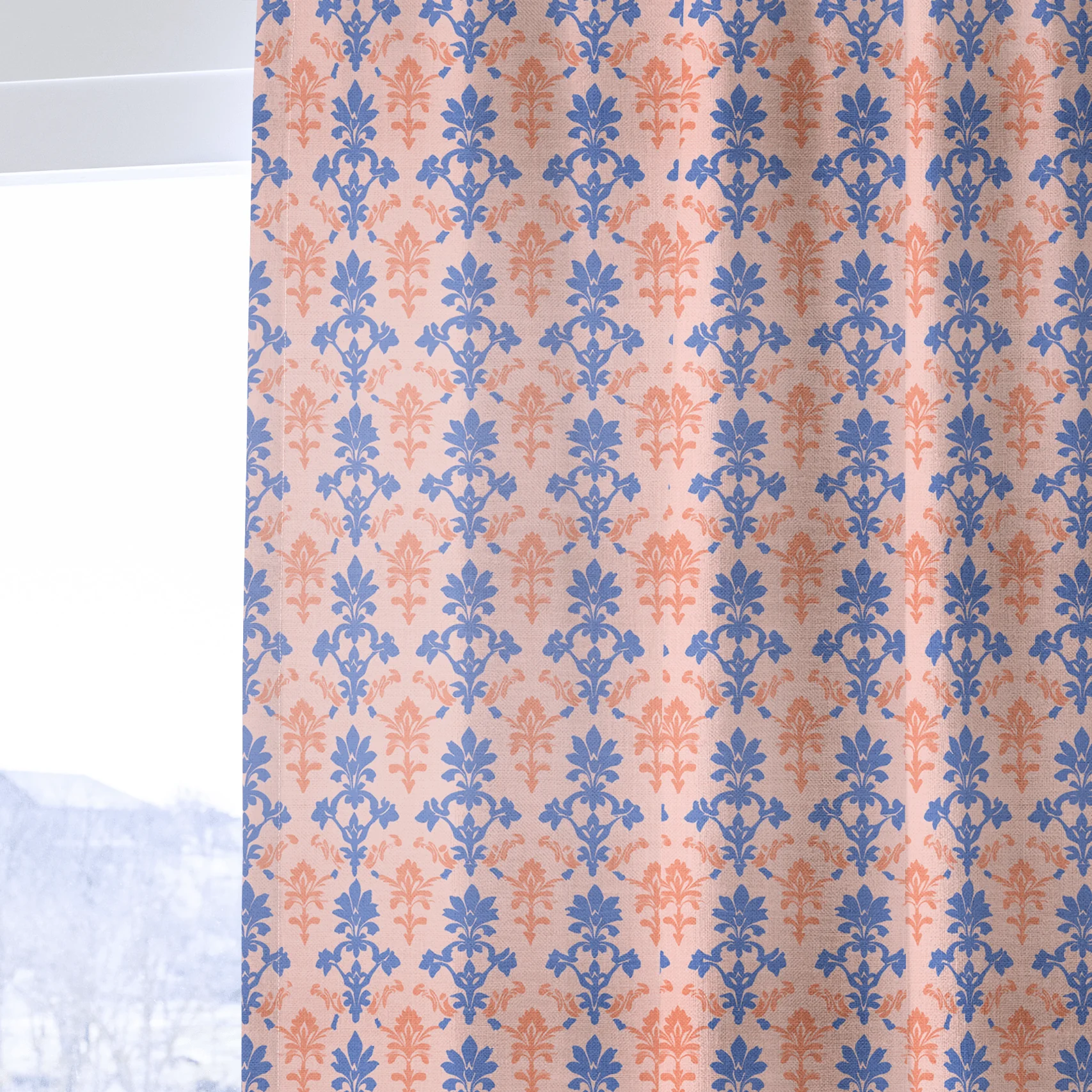 Peachy Elegance - Drapery - Image 4