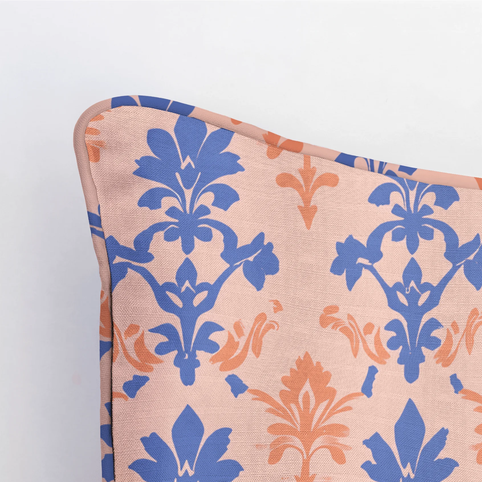 Peachy Elegance Throw Pillow - Image 4