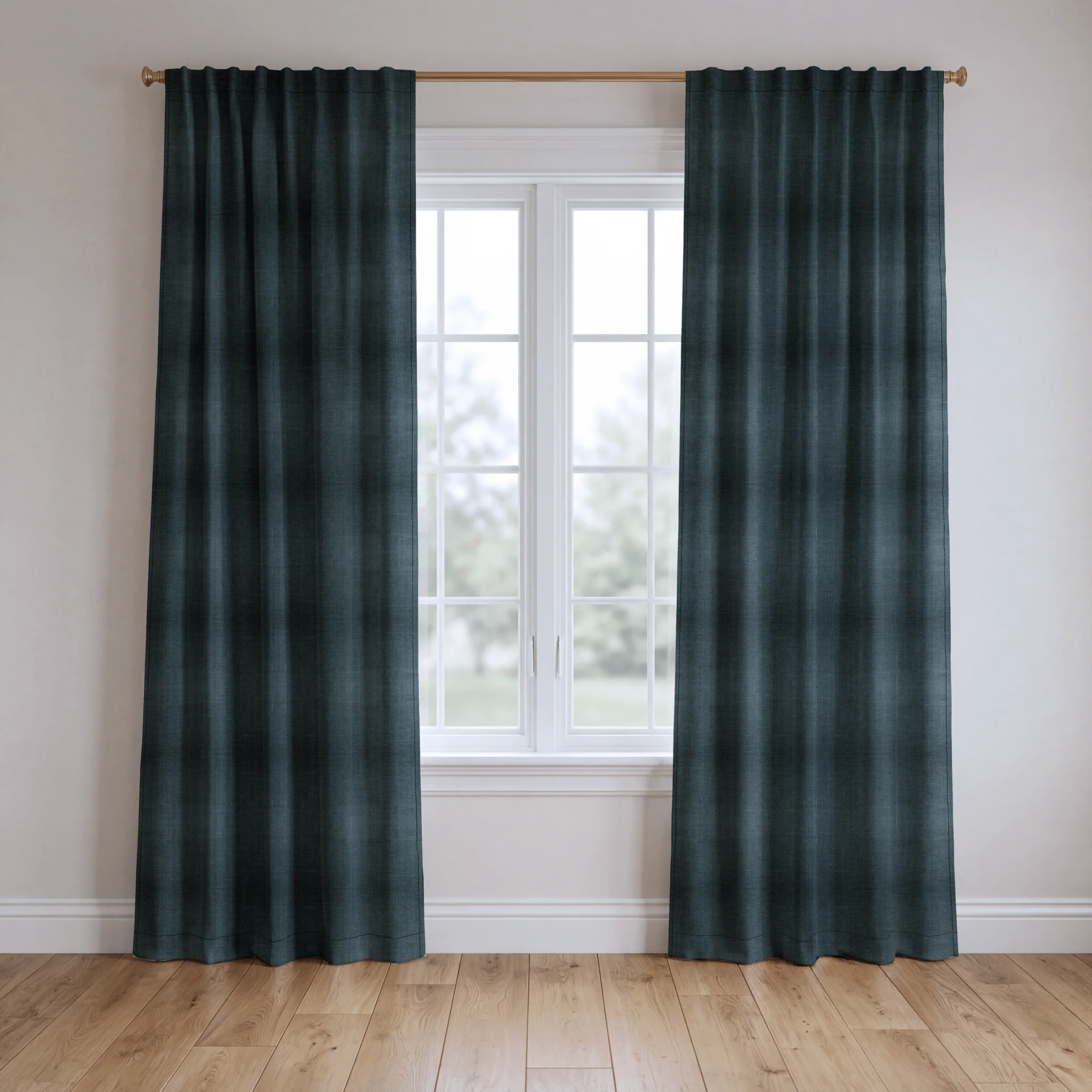Pearl's Haven Teal - Drapery - Image 2