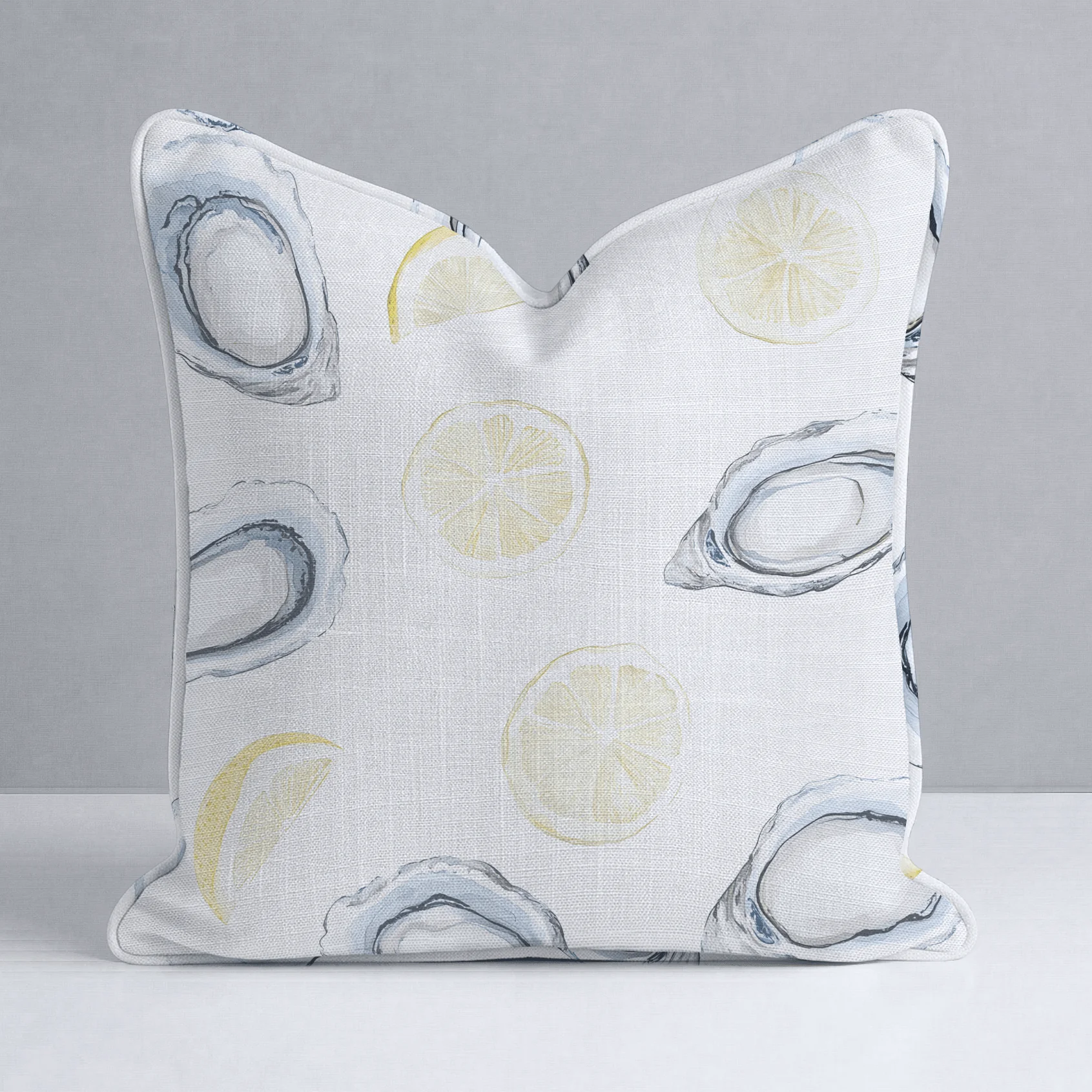 Pearls and Lemons Throw Pillow