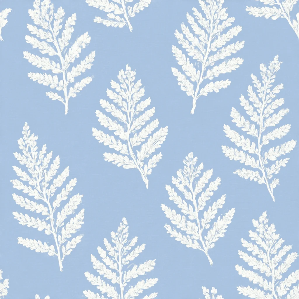 Periwinkle Branches Wallpaper