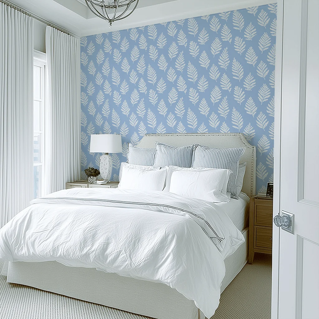 Periwinkle Branches Wallpaper - Image 2