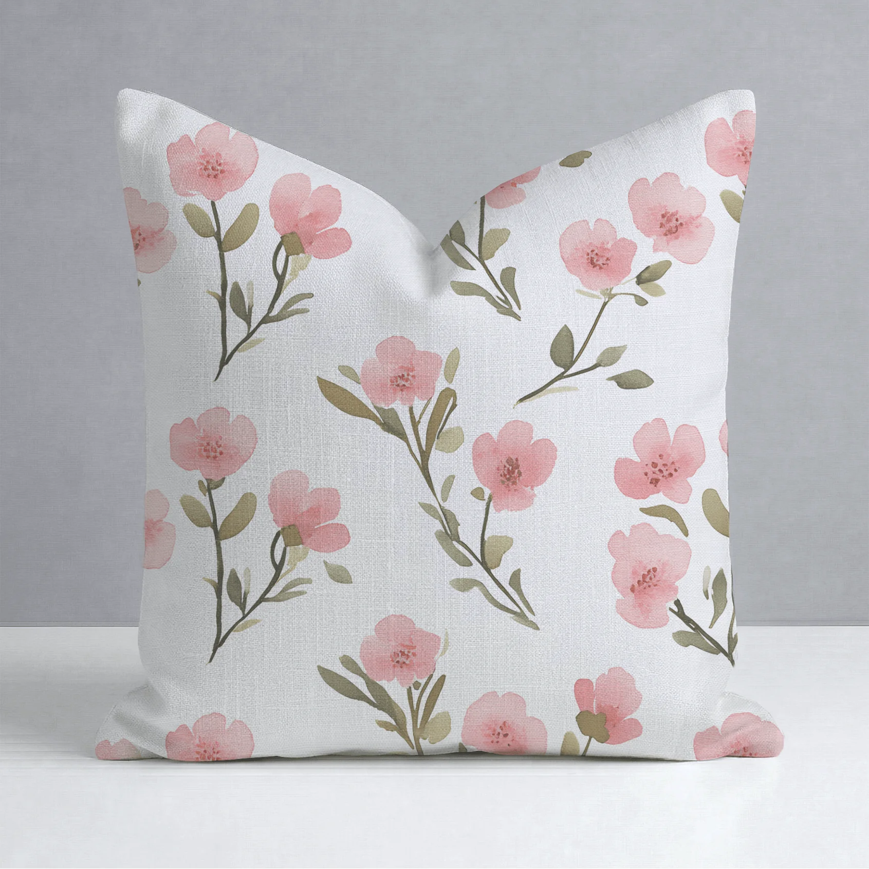 Petal Blush Throw Pillow - Image 11