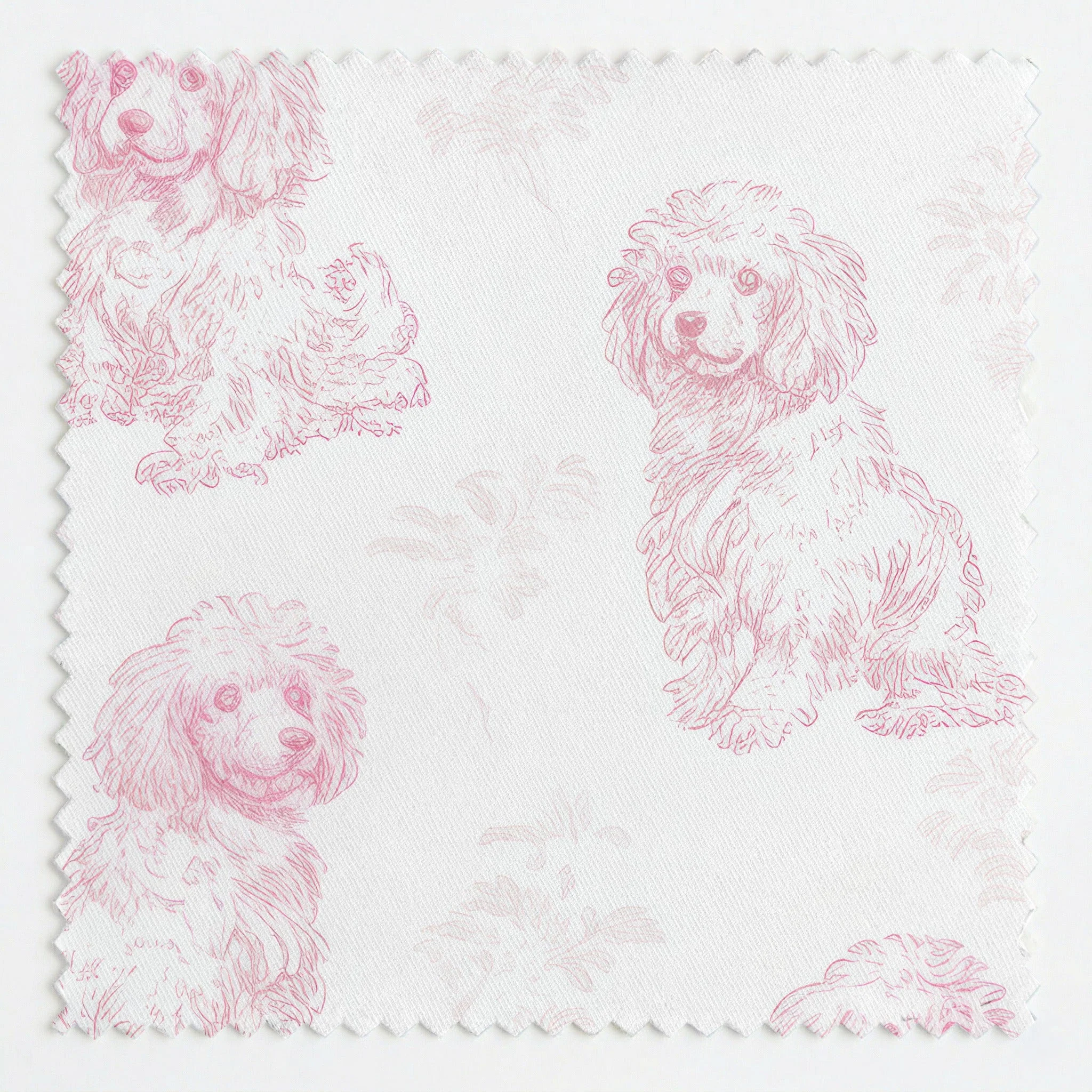 Pink Poodles - Fabric