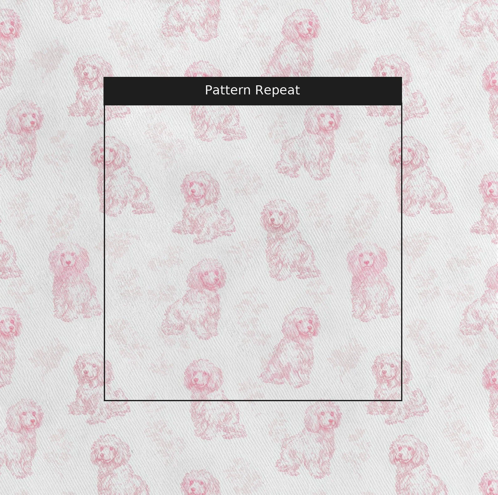 Pink Poodles - Fabric - Image 2