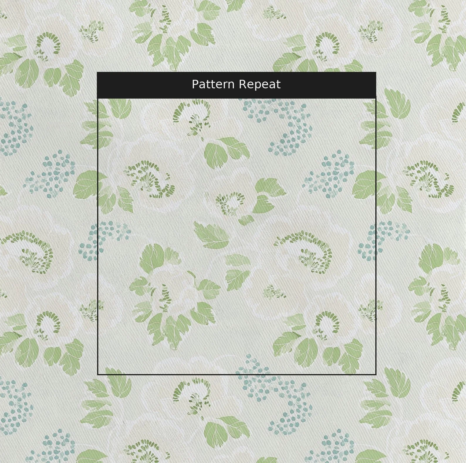 Pistachio Petals - Fabric - Image 2