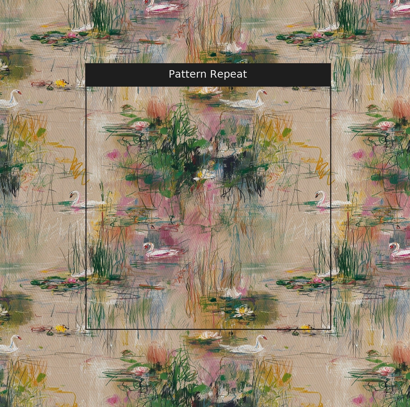 Poised Pond - Fabric - Image 2