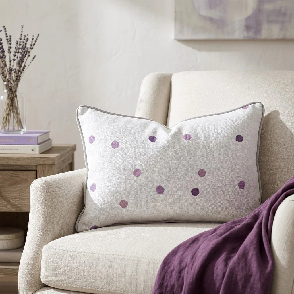 Purple Aria Throw Pillow - Image 3