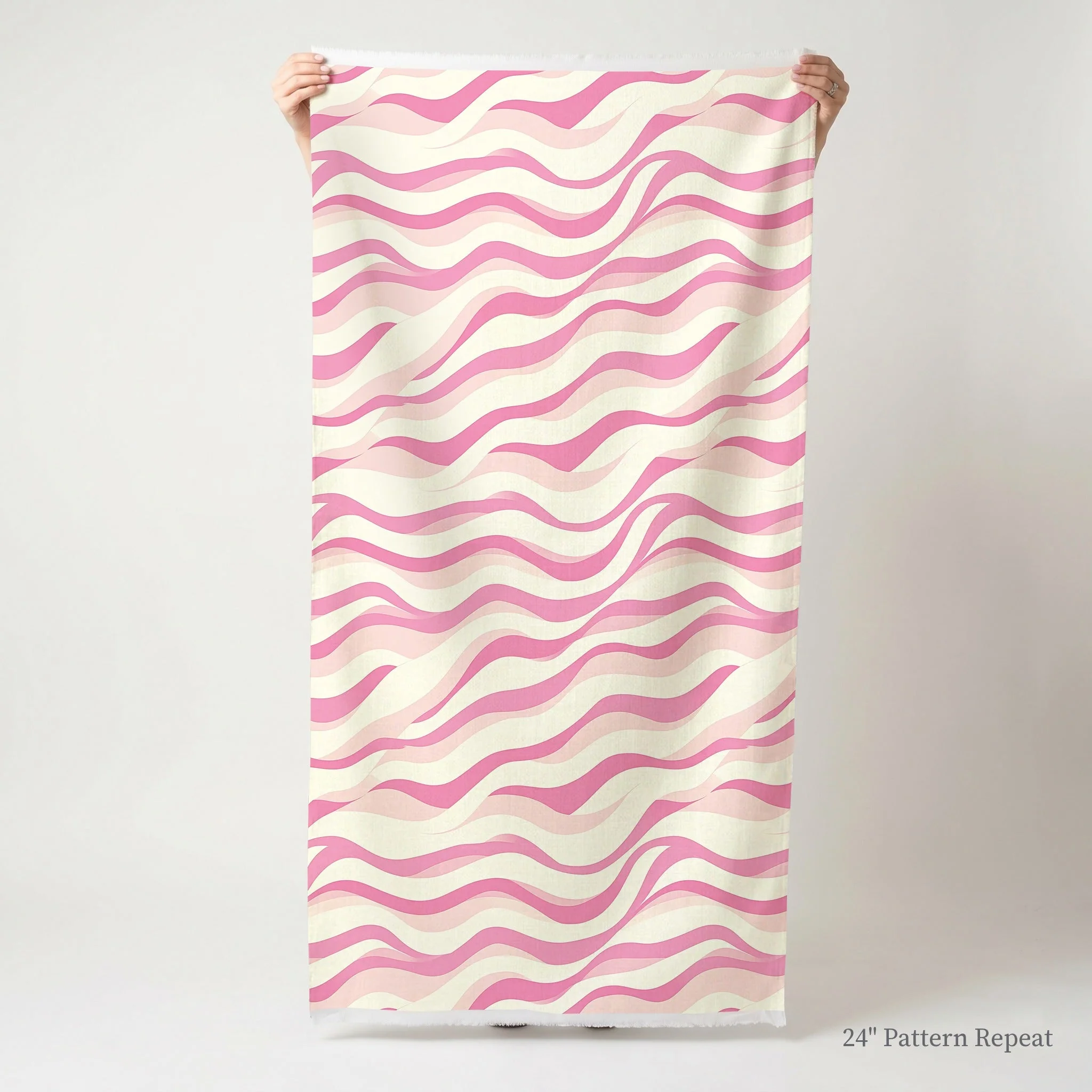 Rippled Rose - Fabric - Image 3