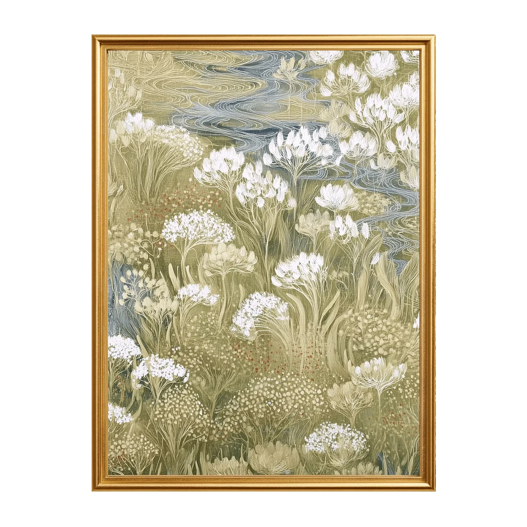 River Garden - Art Print