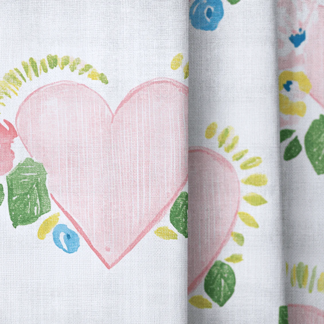 Rosabella Hearts - Drapery - Image 3