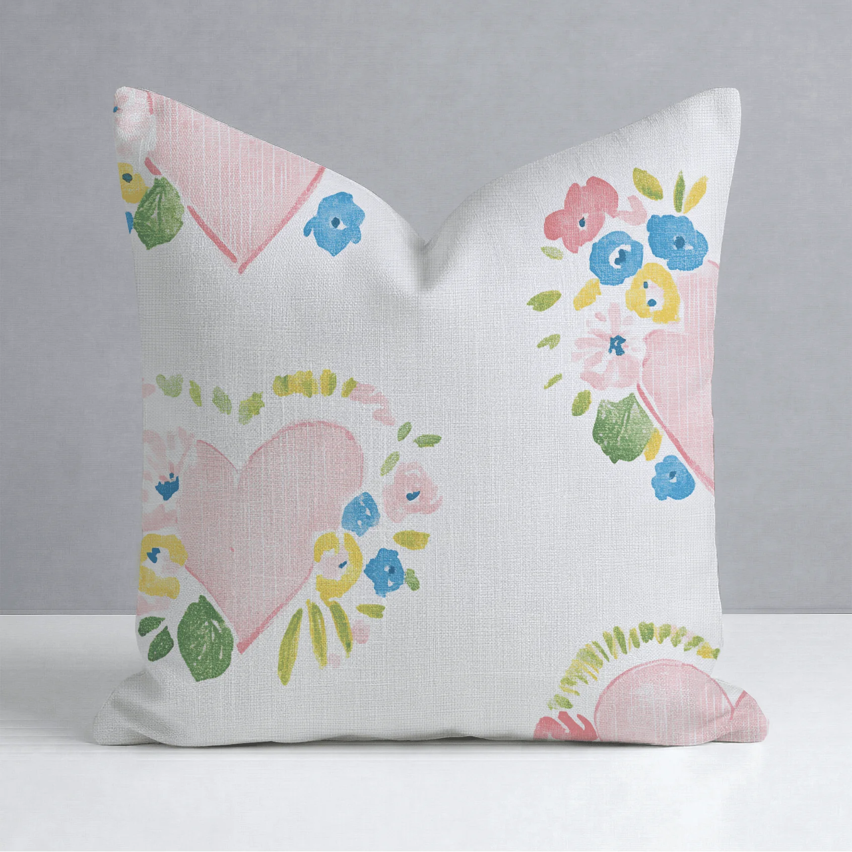 Rosabella Hearts Throw Pillow - Image 11