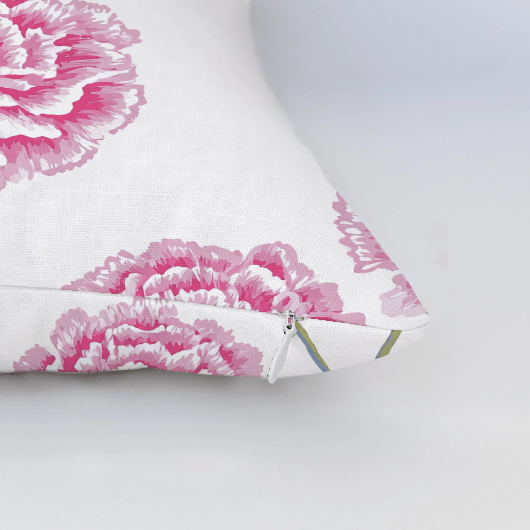 Rose Carnation Throw Pillow - Image 5