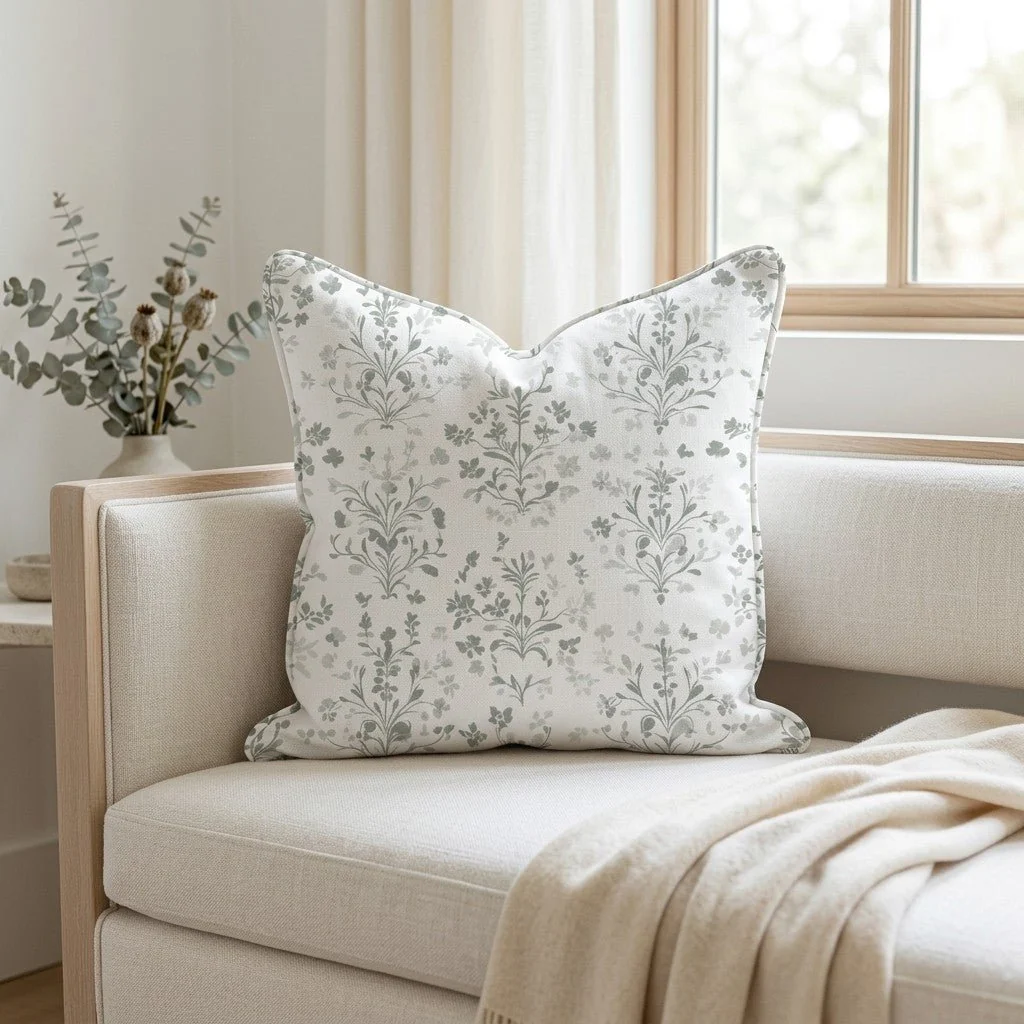 Rosemary's Garden Throw Pillow - Image 2