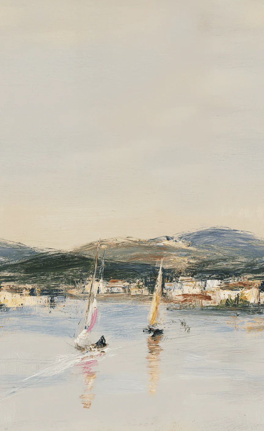 Sailboat - Wall Mural