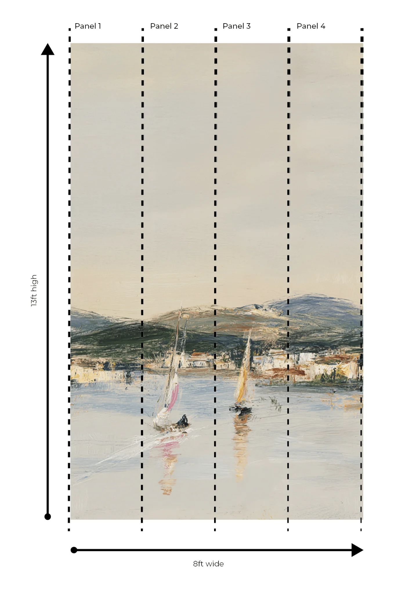 Sailboat - Wall Mural - Image 3