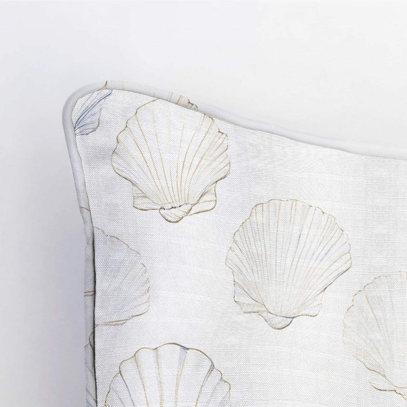 Sally's Sea Shells Throw Pillow - Image 4