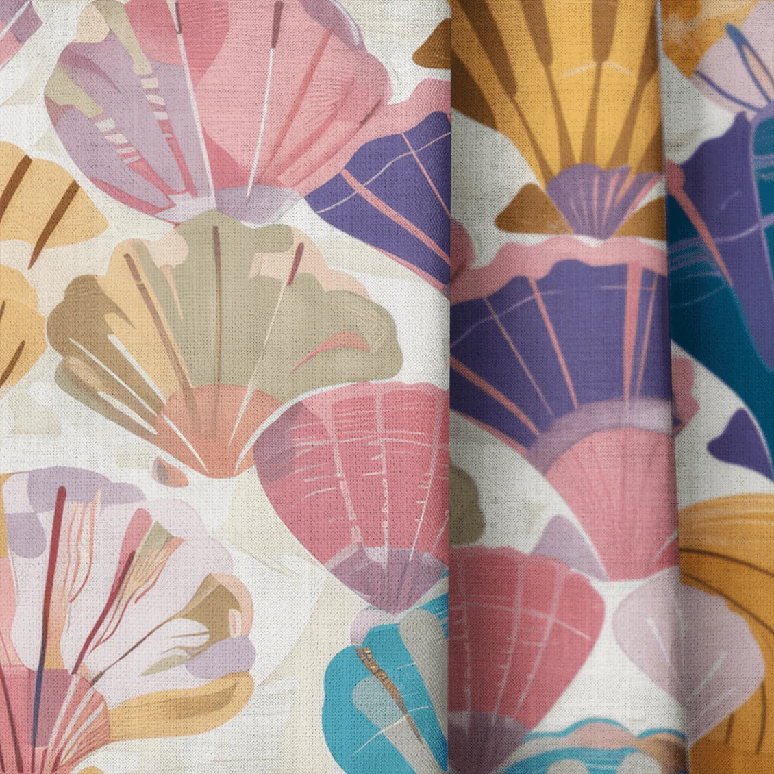 Seraphina's Seashell Sonata - Drapery - Image 3