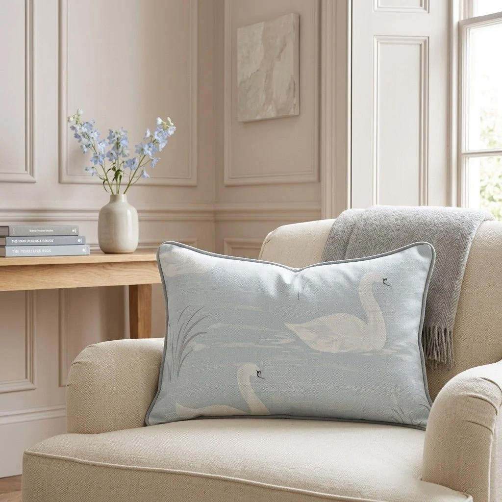 Silver Pond Throw Pillow - Image 3