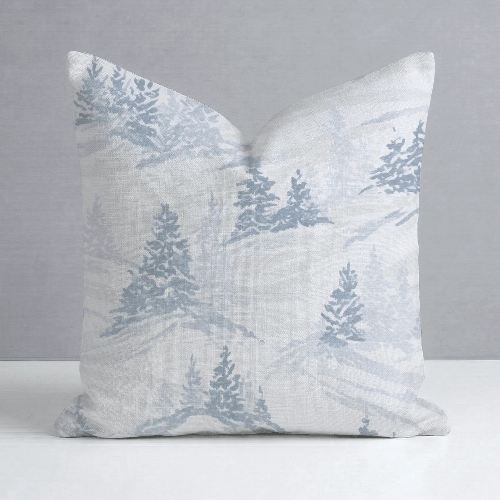 Snowy Slopes Throw Pillow - Image 11