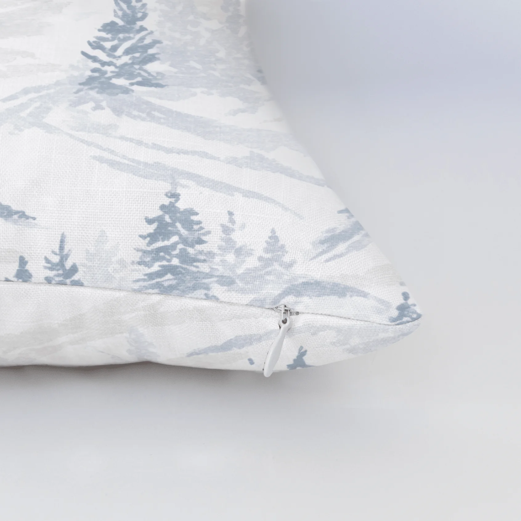 Snowy Slopes Throw Pillow - Image 5